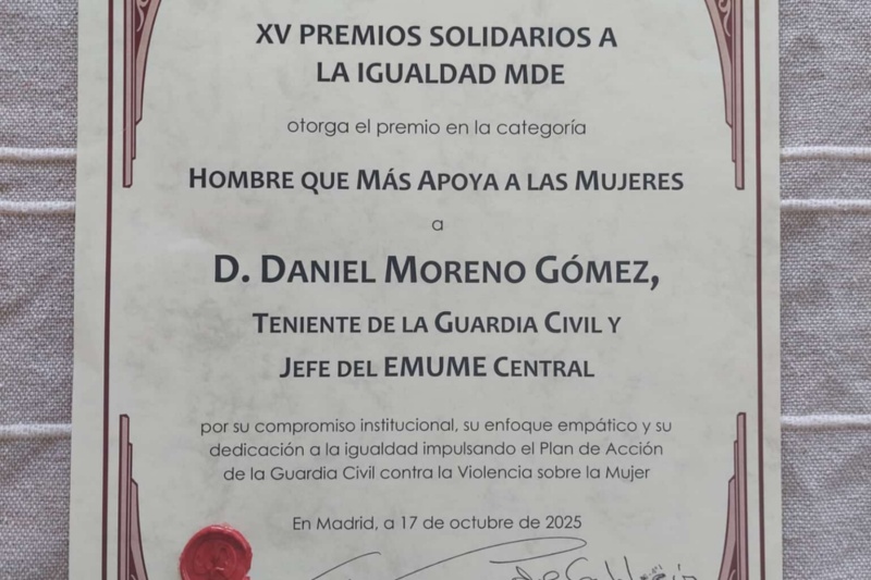 XV Premios Solidarios a la Igualdad de la "Asociación de Mujeres para el Diálogo y la Educación (MDE) XV Premios Solidarios a la Igualdad de la "Asociación de Mujeres para el Diálogo y la Educación (MDE)