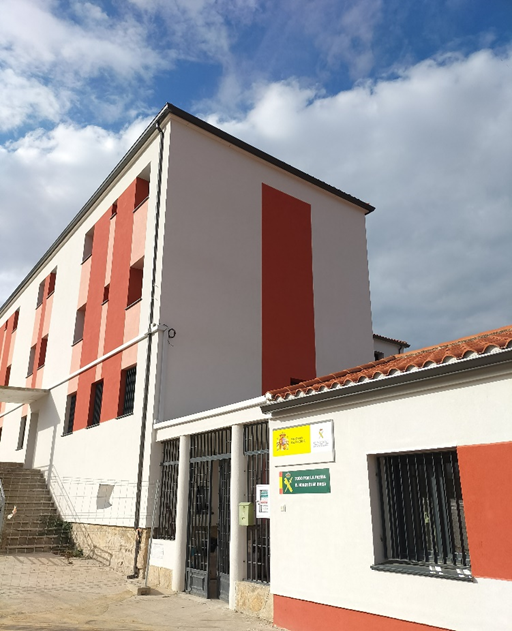 La Guardia Civil finaliza la rehabilitación energética del Acuartelamiento de Aldeadávila de la Ribera ( Salamanca), en el marco del Plan de Recuperación, Transformación y Resiliencia (PRTR)