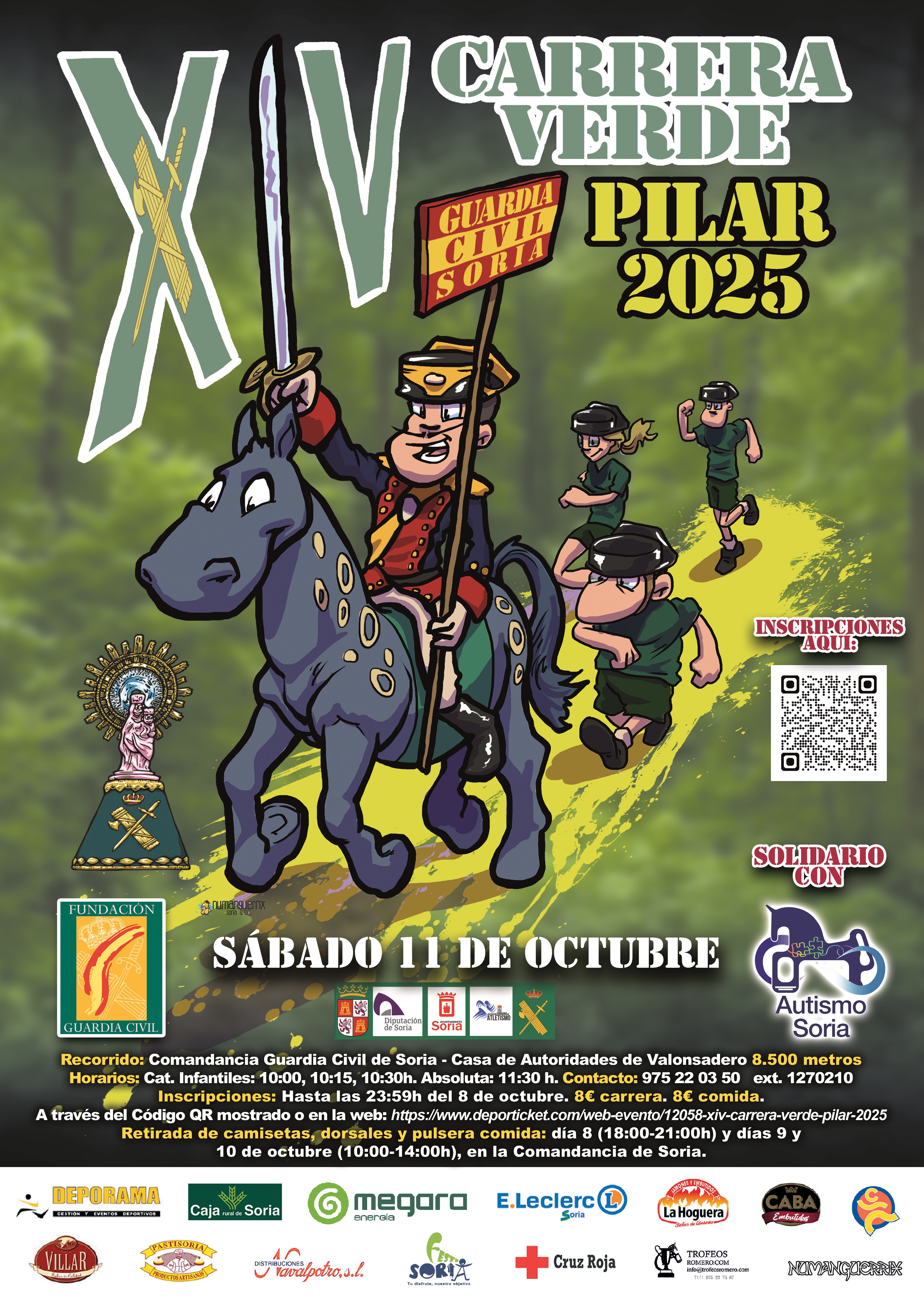 CARTEL XIV CARRERA VERDE PILAR 2025 CARTEL XIV CARRERA VERDE PILAR 2025