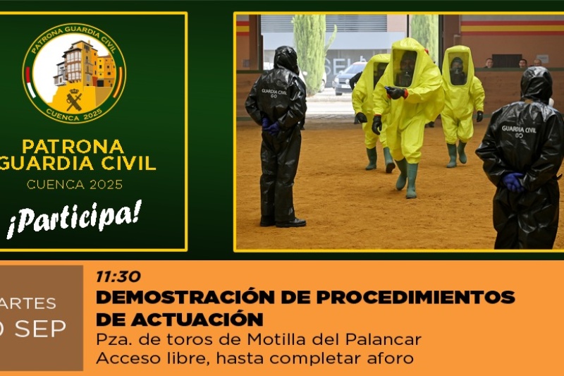 Demostración de procedimientos de actuación (Motilla del Palancar) Demostración de procedimientos de actuación (Motilla del Palancar)