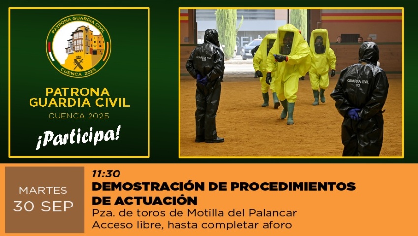 Demostración de procedimientos de actuación (Motilla del Palancar)