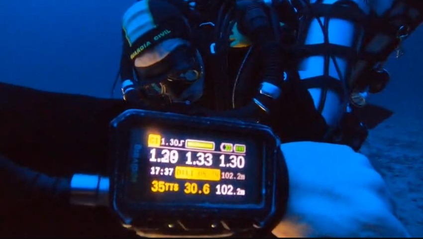 Logro histórico de inmersión del Grupo Técnico de la Unidad de Actividades Subacuáticas (UAS)