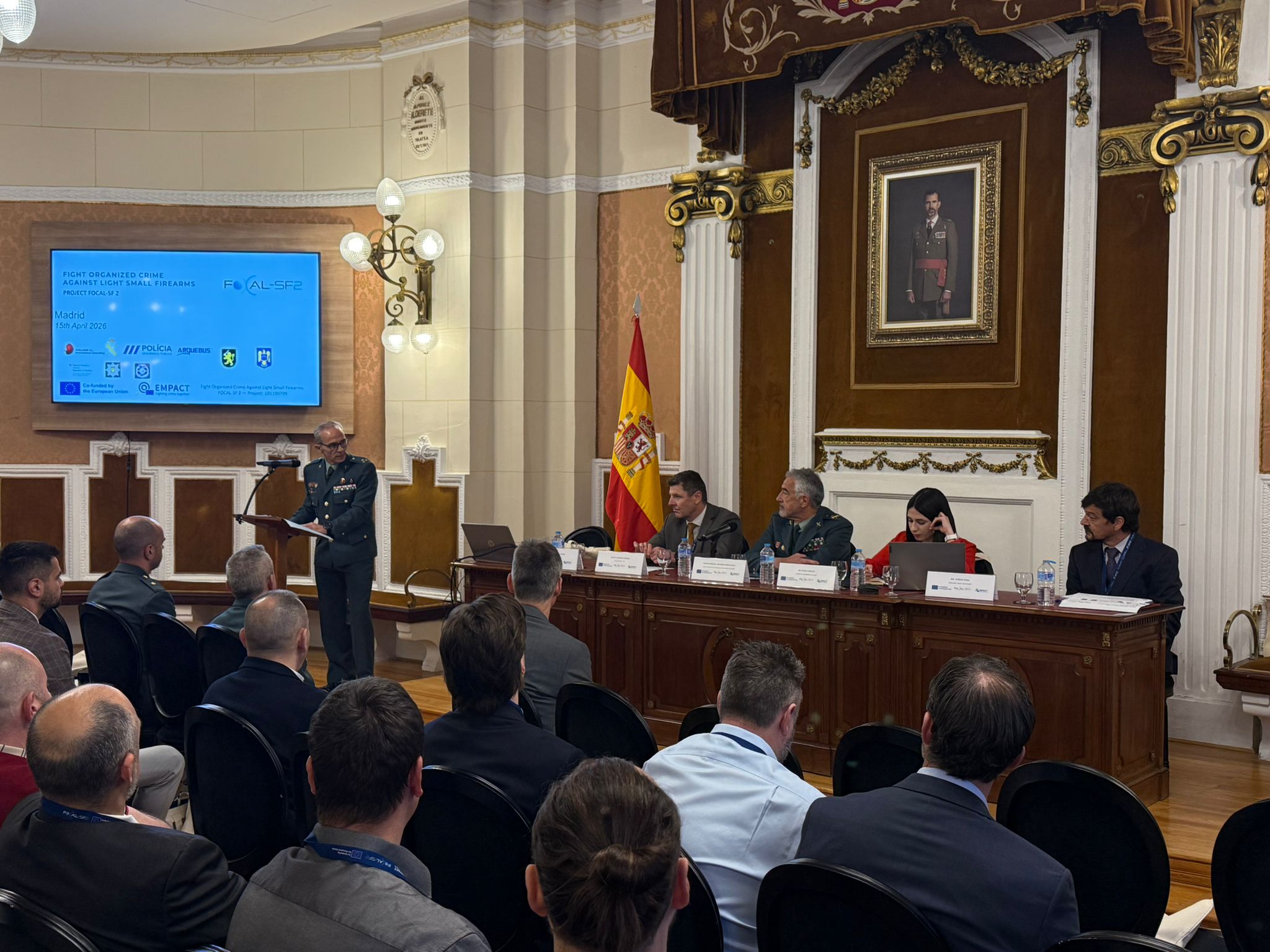 Ponencias durante las jornadas Legislative Seminar on Alarm and Signal Weapons - FOCAL SF2 PROJECT