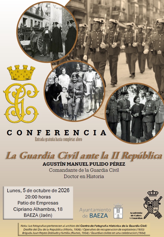 Conferencia La Guardia Civil ante la II República Conferencia La Guardia Civil ante la II República