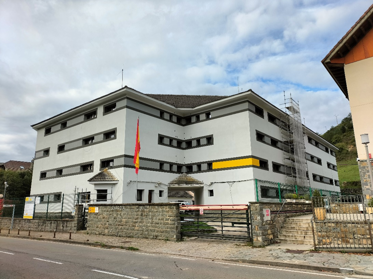 La Guardia Civil finaliza obras de rehabilitación eficiente en el del Puesto de Hecho (Huesca), en el marco del Plan de Recuperación, Tran sformación y Resiliencia (PRTR).