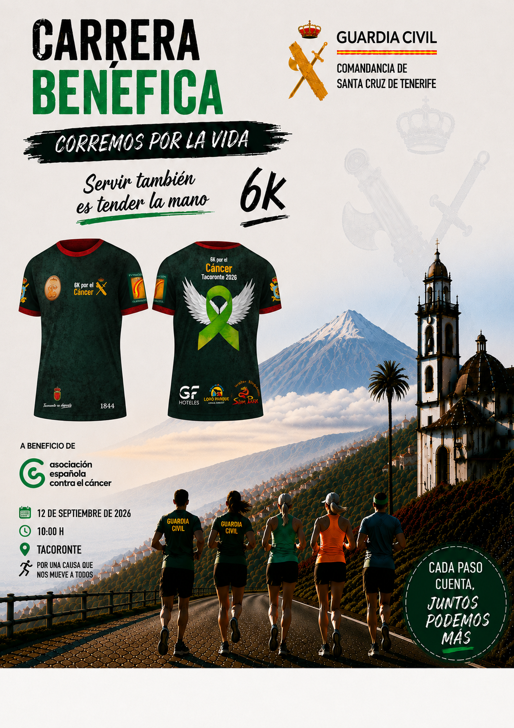 III Carrera Benéfica de la Guardia Civil en la isla de Tenerife