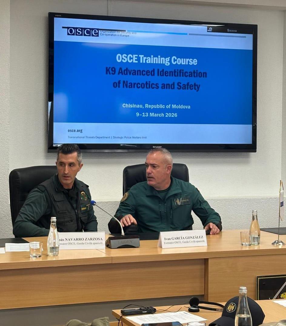 Cooperación internacional en acción: La Guardia Civil y la OSCE refuerzan la seguridad en Moldavia