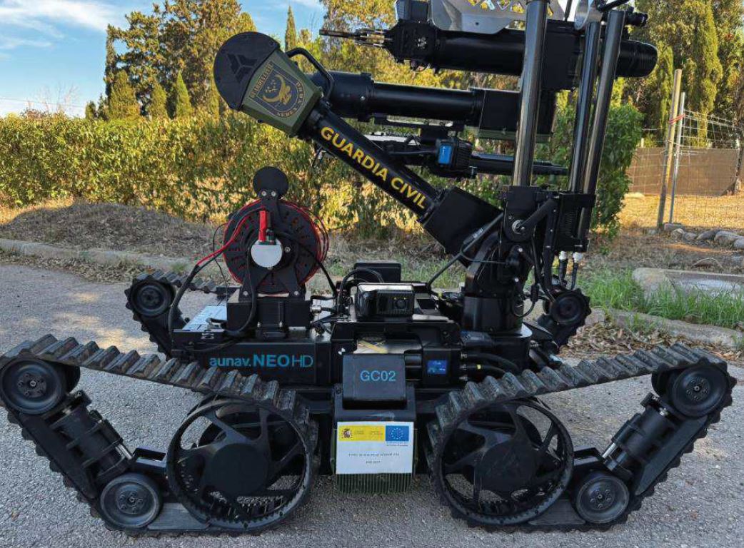 Robot de desactivación de explosivos