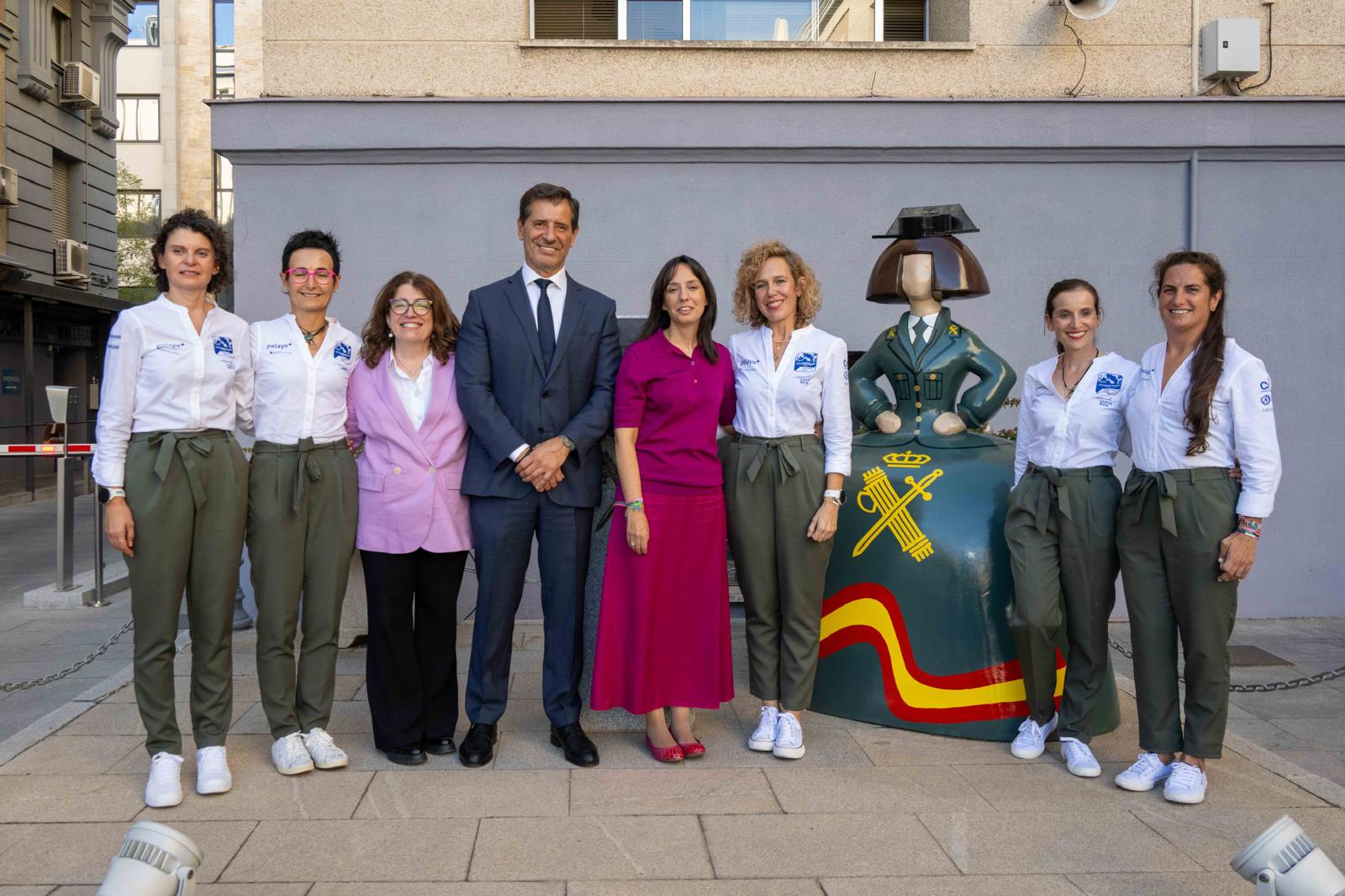 Una Teniente Coronel representa a la Guardia Civil en el Reto Pelayo Vida