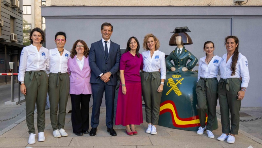 Una Teniente Coronel representa a la Guardia Civil en el Reto Pelayo Vida
