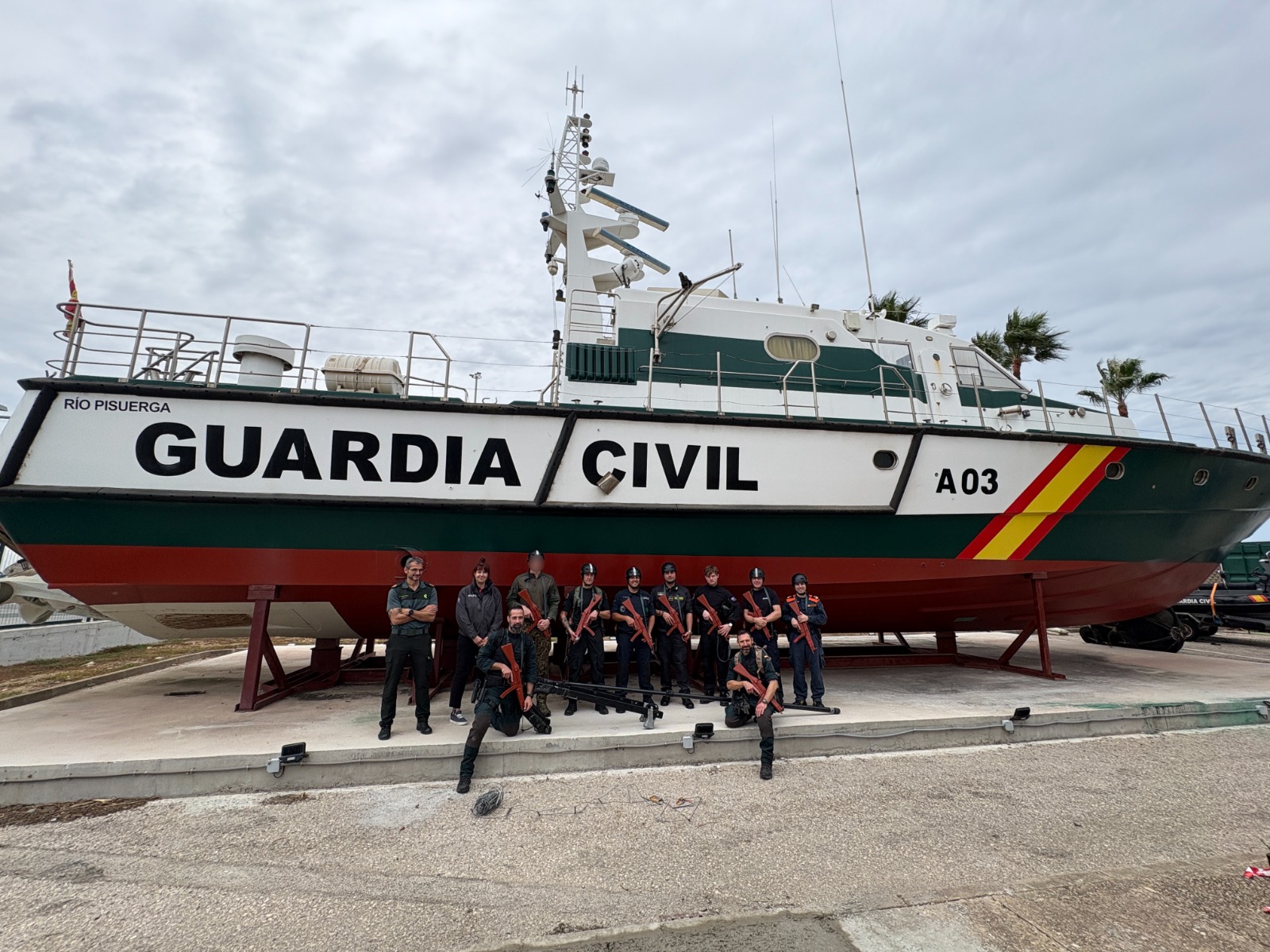 Curso para oficiales de abordaje de la Unión Europea