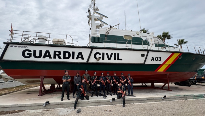 Curso para oficiales de abordaje de la Unión Europea