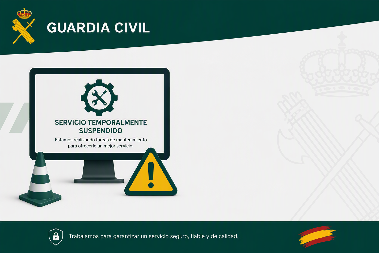 Acceso bloqueado por mantenimiento Acceso bloqueado por mantenimiento