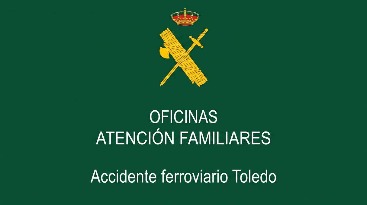 oficinas para que acudan los familiares de primer grado de las víctimas del accidente ferroviario