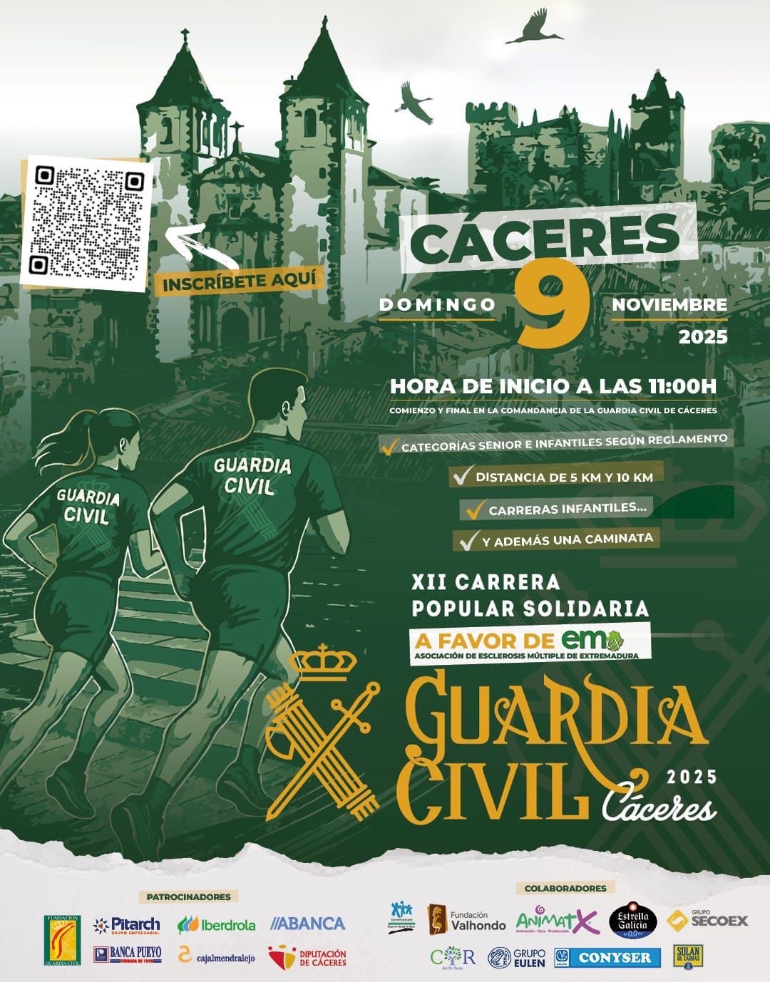 Carrera Solidaria de la Guardia Civil de Cáceres Carrera Solidaria de la Guardia Civil de Cáceres