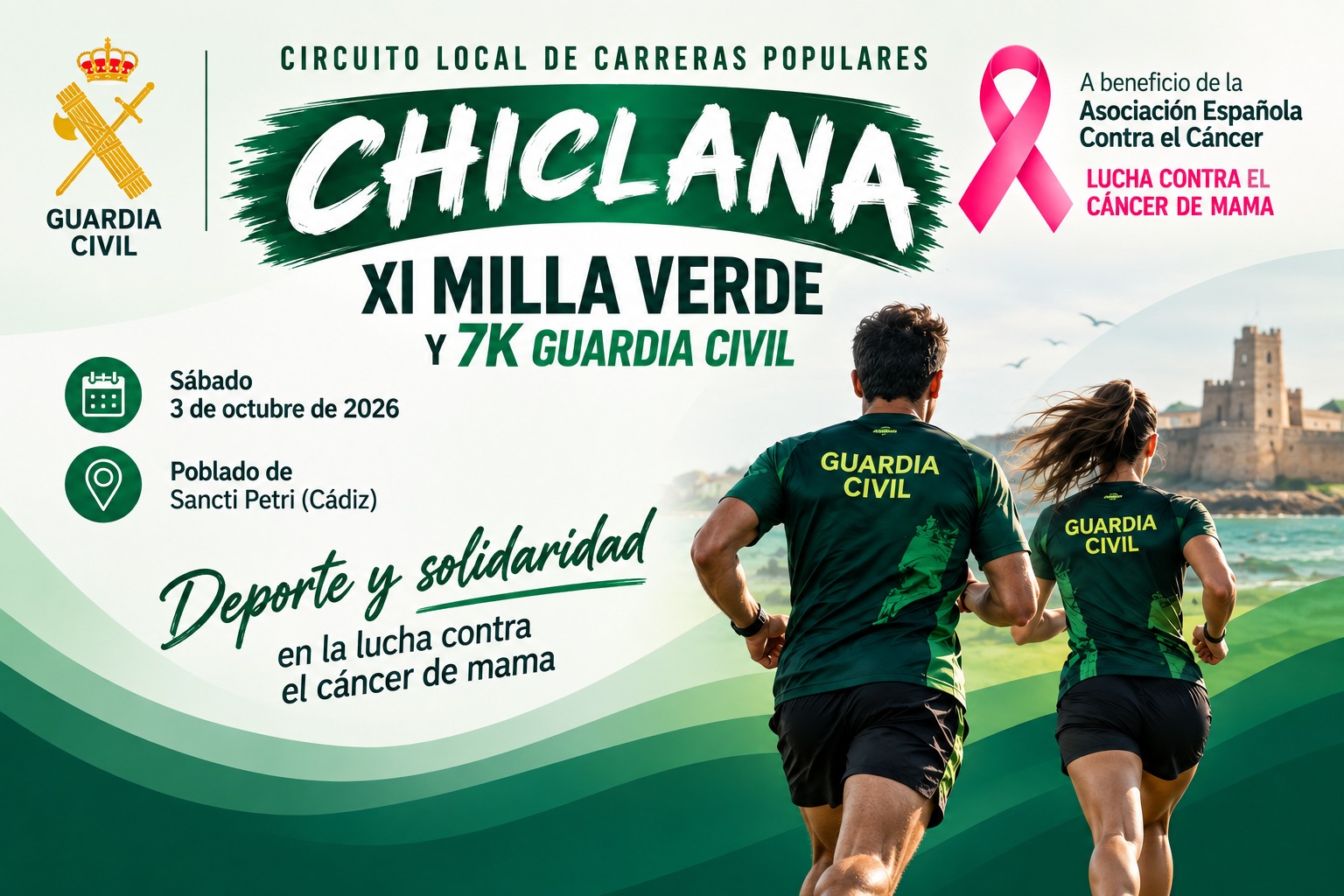 Carrera solidaria XI Milla Verde en Chiclana