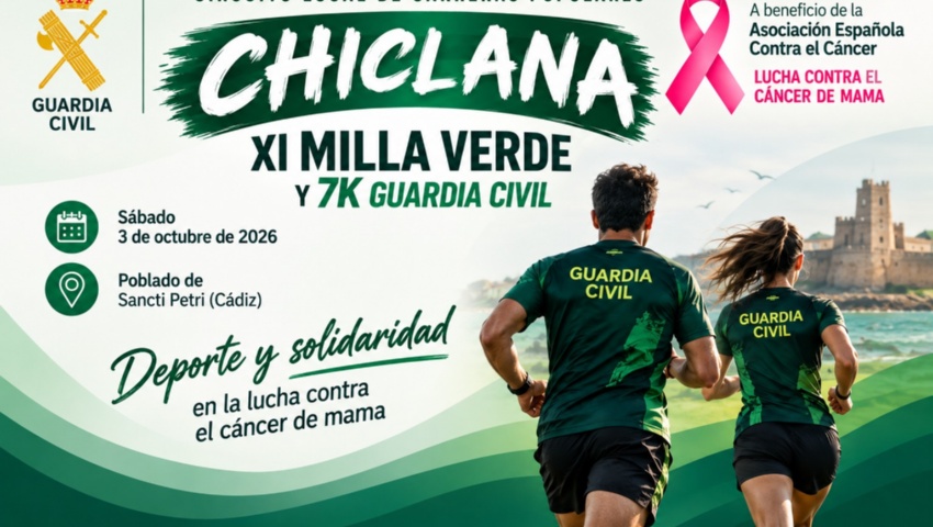 Carrera solidaria XI Milla Verde en Chiclana