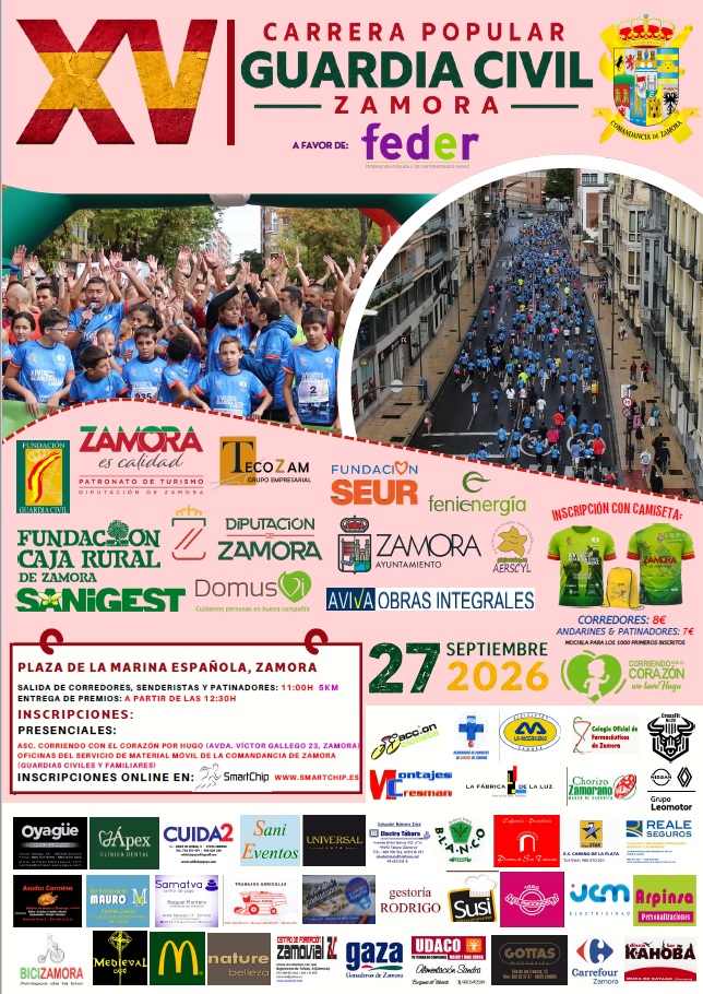 XV Carrera popular Guardia Civil Zamora XV Carrera popular Guardia Civil Zamora