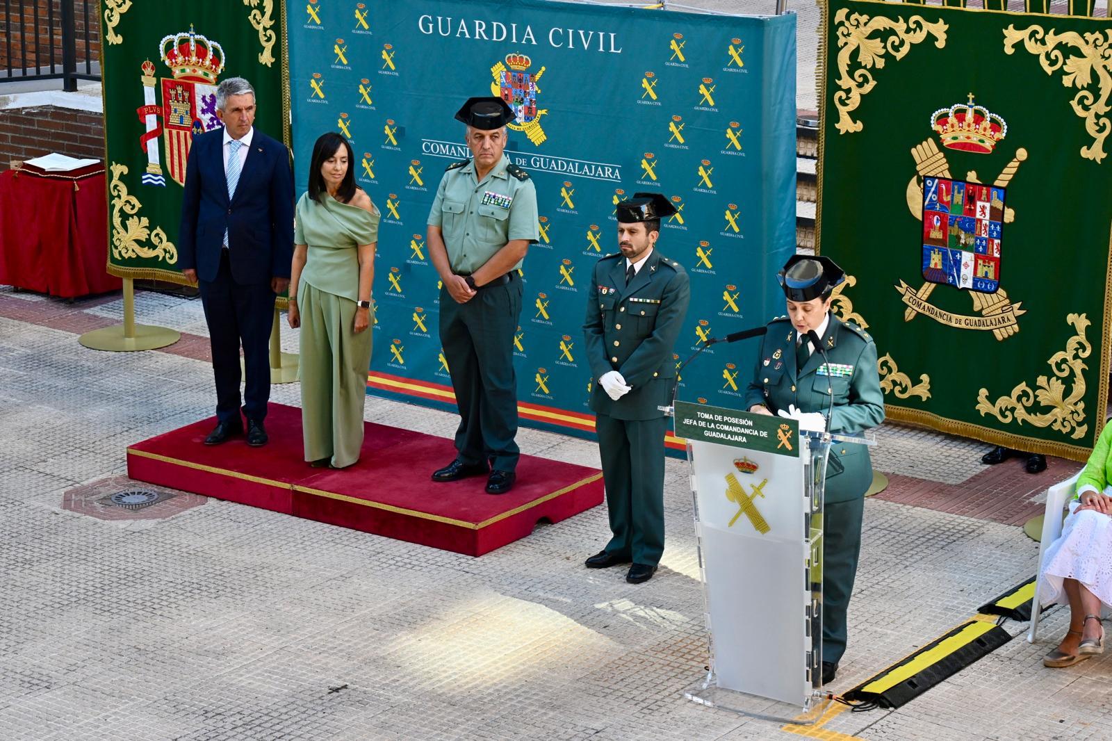 La directora general de la Guardia Civil preside la toma de posesión de la jefa de la Comandancia de Guadalajara