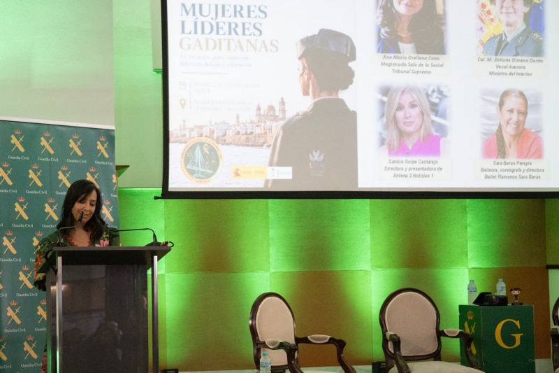 La directora general de la Guardia Civil, Mercedes González, inaugura un encuentro de mujeres líderes gaditanas La directora general de la Guardia Civil, Mercedes González, inaugura un encuentro de mujeres líderes gaditanas