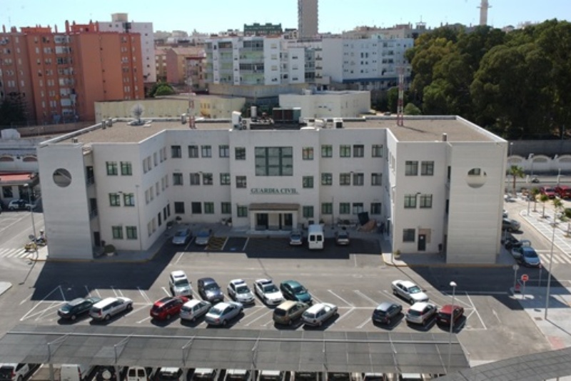 Comandancia de Cádiz (2011). Fuente: Comandancia de Cádiz. Guardia Civil.