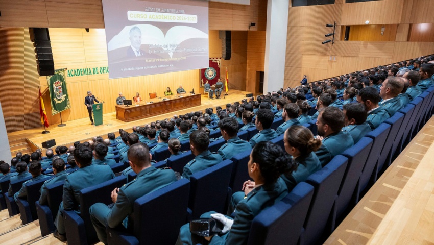 Acto de apertura del Curso Académico 2026-2027 en el Centro Universitario de la Guardia Civil
