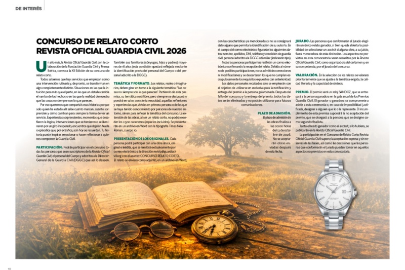 Cartel Concurso de Relato Corto 2026 con bases