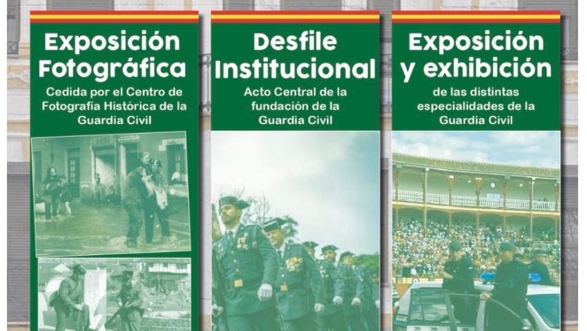 Exposición-exhibición de medios distintas especialidades de la Guardia Civil