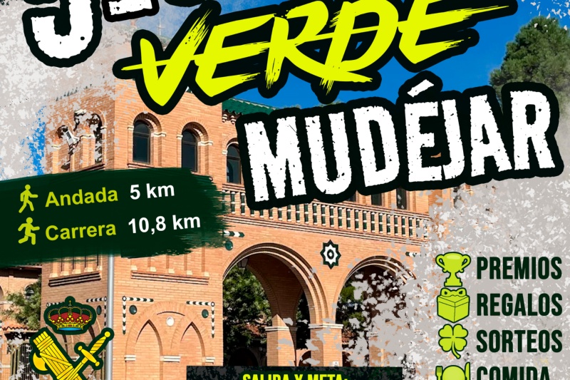Cartel de la V Carrera Verde Mudéjar en Teruel Cartel de la V Carrera Verde Mudéjar en Teruel