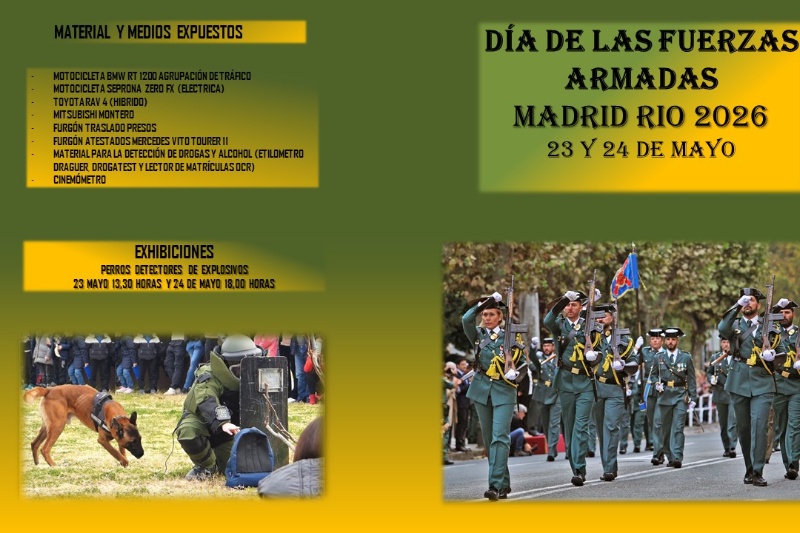 Diptico Exposición de las Fuerzas Armadas con motivo del DIFAS 2026 Diptico Exposición de las Fuerzas Armadas con motivo del DIFAS 2026