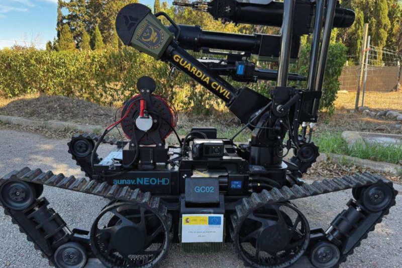 Robot de desactivación de explosivos Robot de desactivación de explosivos