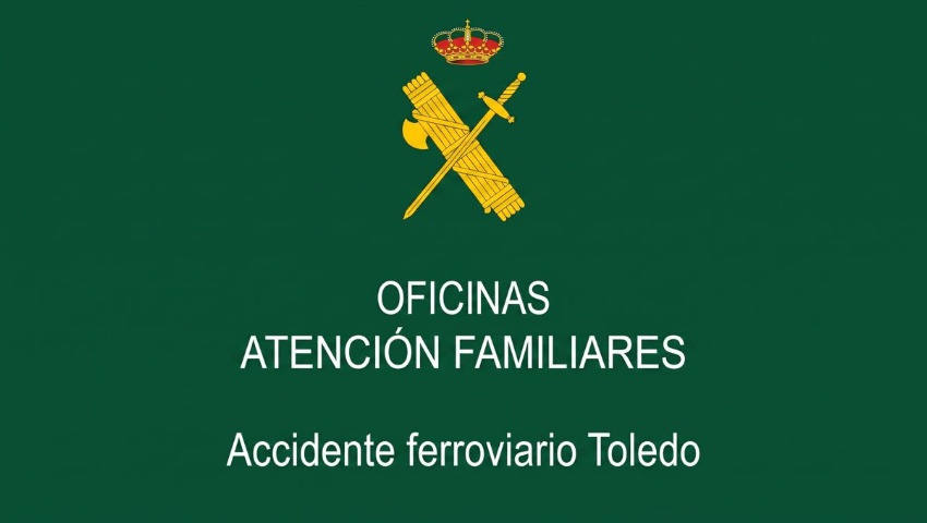 La Guardia Civil ha habilitado diferentes oficinas para que acudan los familiares de primer grado de las víctimas del accidente ferroviario