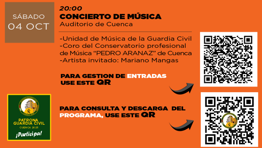 Concierto de la Unidad de Música de la Guardia Civil
