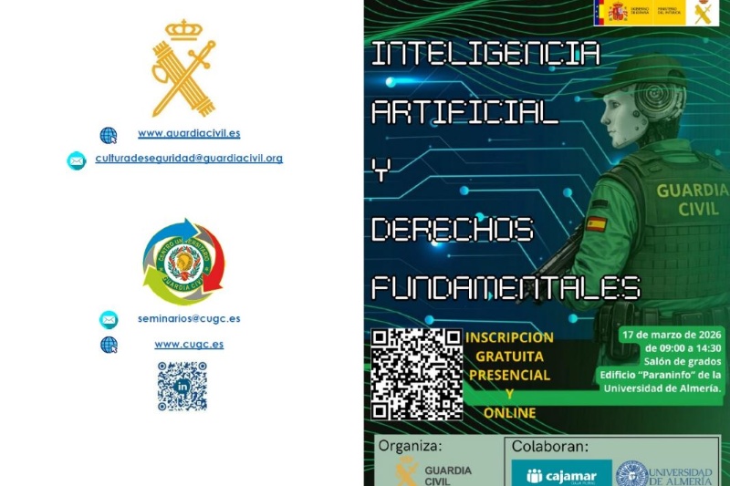 Jornada en formato online/webinar: "Inteligencia Artificial y Derechos Fundamentales"