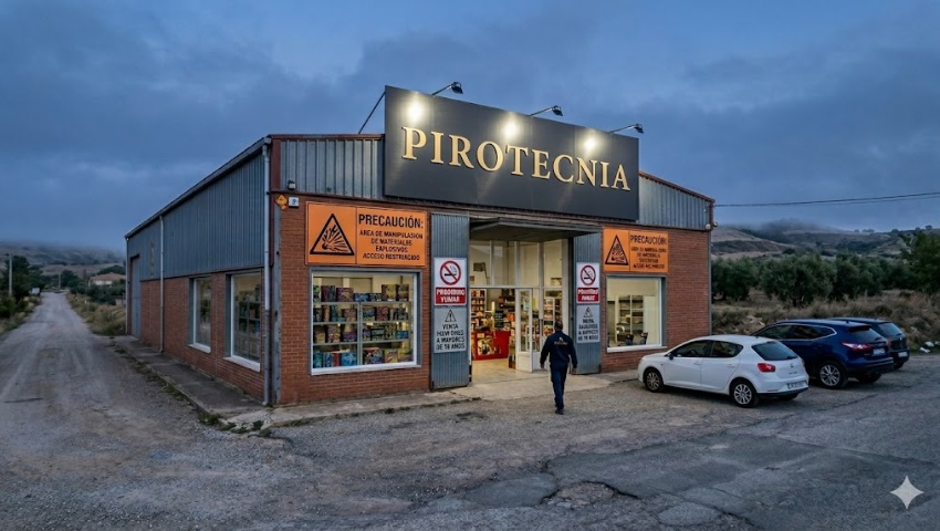 Notificación de venta de artículos pirotécnicos de categoría F1 de uso en el interior de edificios