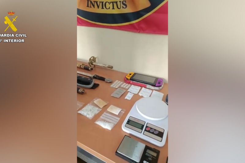 Efectos intervenidos en la operación de detención de 7 secuestradores