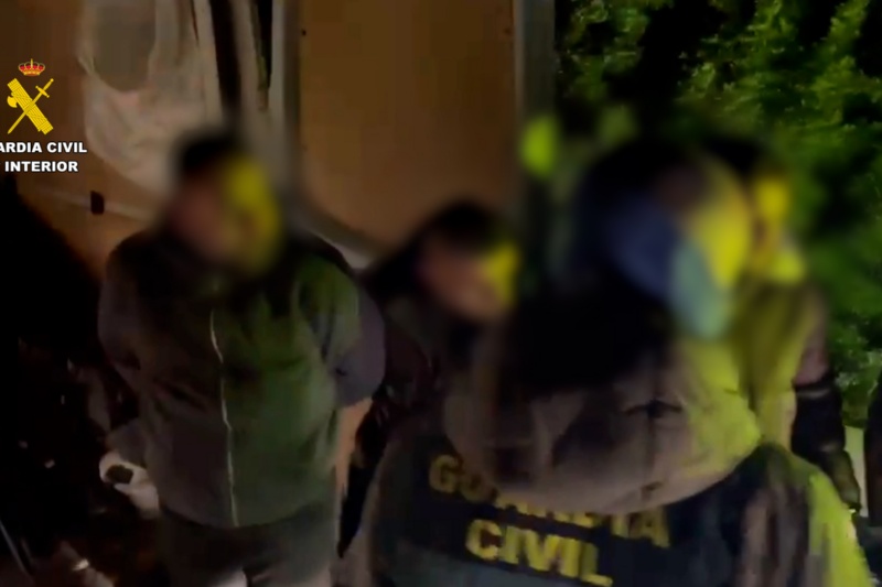Detenidos por la Guardia Civil