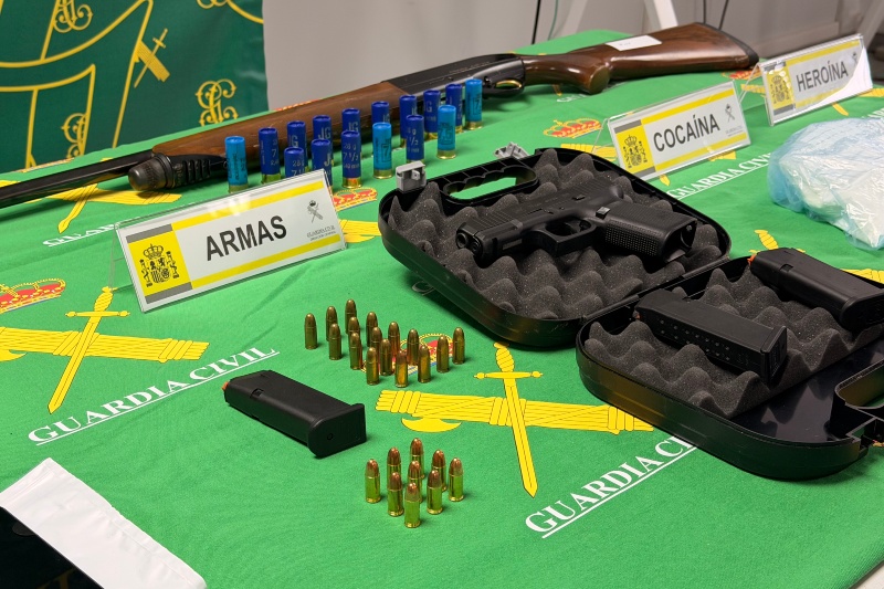 Detenidas 21 personas en Madrid por tráfico ilícito de armas y munición.