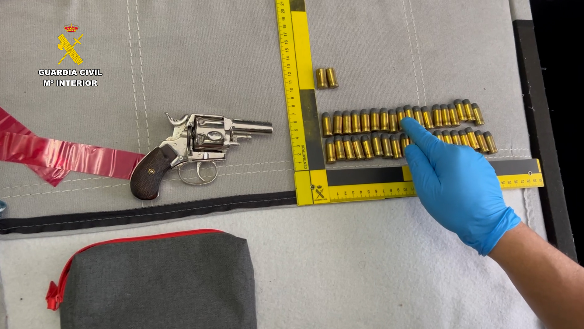 Detenidas dos personas por la posesión de múltiples armas de fuego, cartuchería y armas blancas en Alfafar (Valencia)