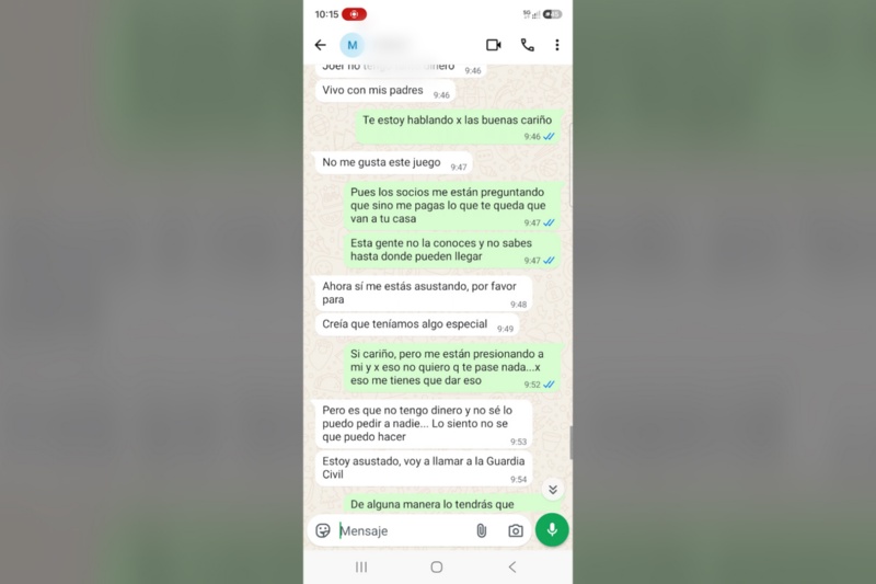 Conversación de WhatsApp Conversación de WhatsApp