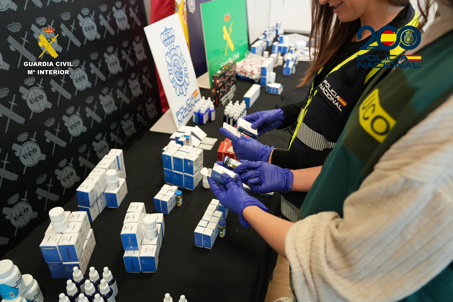 Desarticulado un grupo criminal dedicado a la introducción, almacenamiento y venta de sustancias dopantes y otros medicamentos ilegales