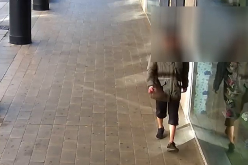 Imagen de cámara de seguridad sobre el detenido por robo de joyas Imagen de cámara de seguridad sobre el detenido por robo de joyas