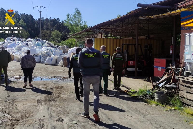 Detenida una organización criminal dedicada al tráfico ilegal internacional de residuos plásticos