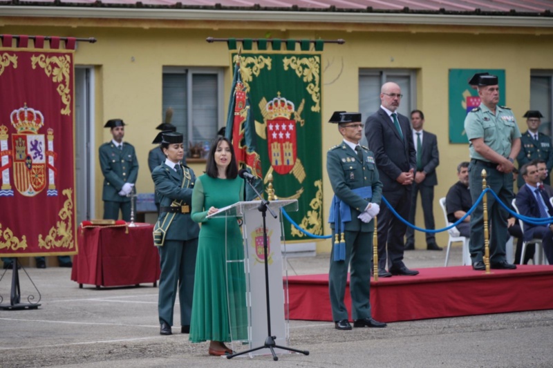 La directora general de la Guardia Civil preside la toma de posesión del jefe de la Comandancia de Madrid