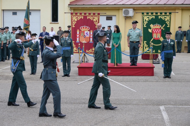 La directora general de la Guardia Civil preside la toma de posesión del jefe de la Comandancia de Madrid