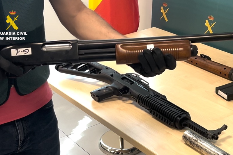 Desmantelada una organización criminal que suministraba armas de fuego a narcotraficantes