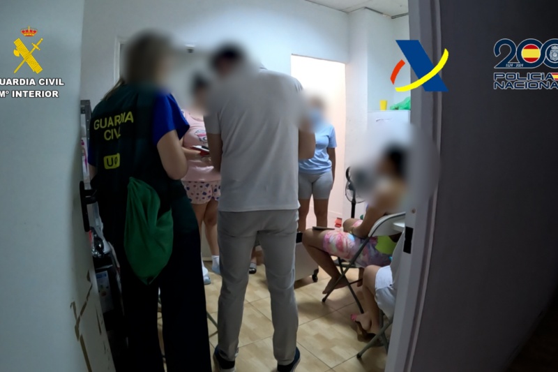 Liberadas 162 mujeres explotadas sexualmente por una organización criminal en varias provincias españolas