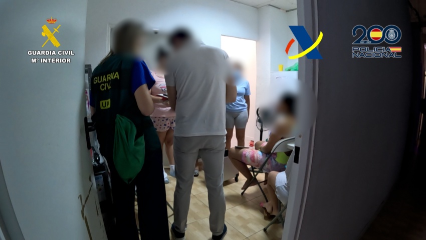 Liberadas 162 mujeres explotadas sexualmente por una organización criminal en varias provincias españolas