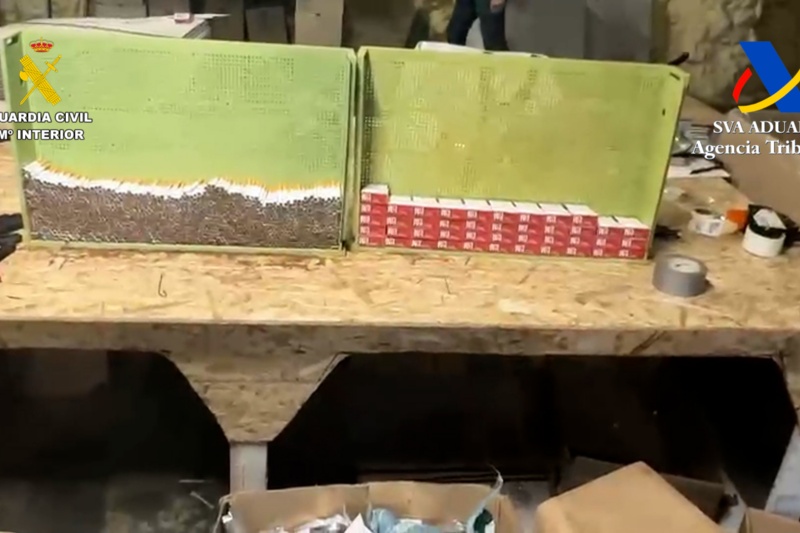 Liberadas 18 personas que trabajaban en condiciones infrahumanas en dos fábricas ilegales de tabaco