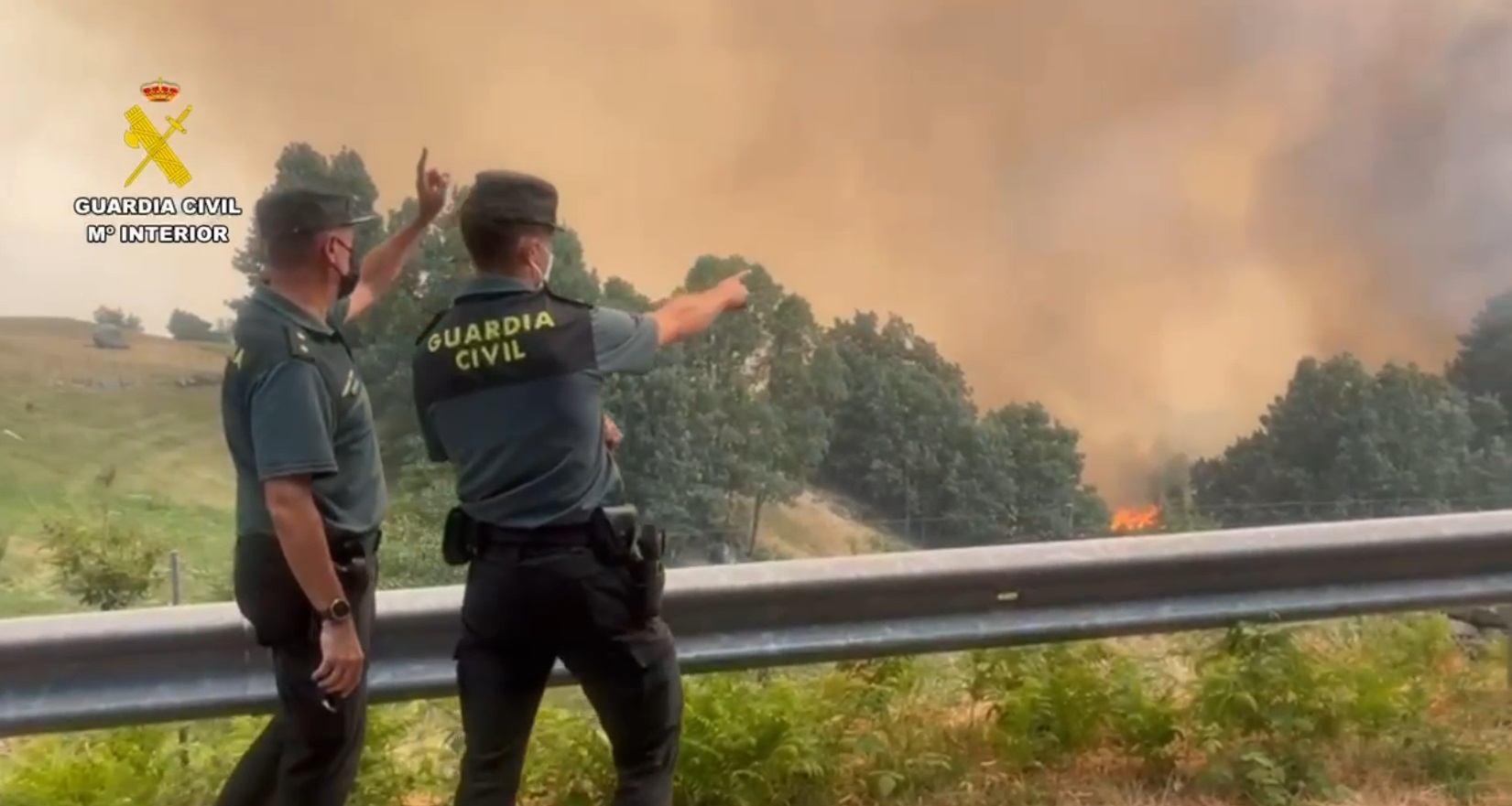 Detenido un trabajador de extinción de incendios forestales por el incendio de Cuevas del Valle (Ávila), que arrasó cerca de 2.200 hectáreas hace dos semanas